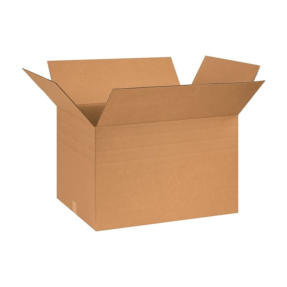 Box Partners Multi-Depth Corrugated Boxes 26" x 18" x 16" Kraft 10/Bundle MD261816