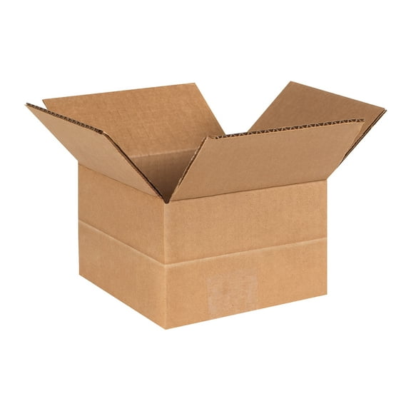 Partners Brand Box,Corrugated,Multi Depth,6x6x4",PK25 MD664