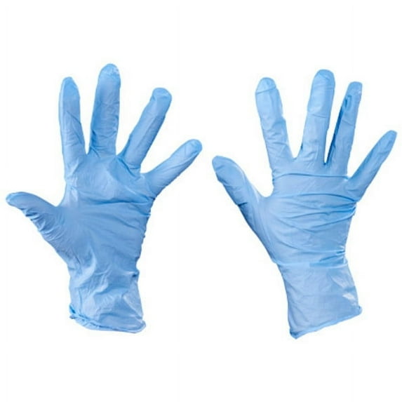 Box Partners Nitrile Gloves 4 Mil Medium Blue 100/Case GLV2010M