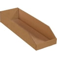 thumbnail image 1 of Box Partners Open Top Bin Boxes 8" x 24" x 4 1/2" Kraft 50/Bundle BINMT824K, 1 of 1