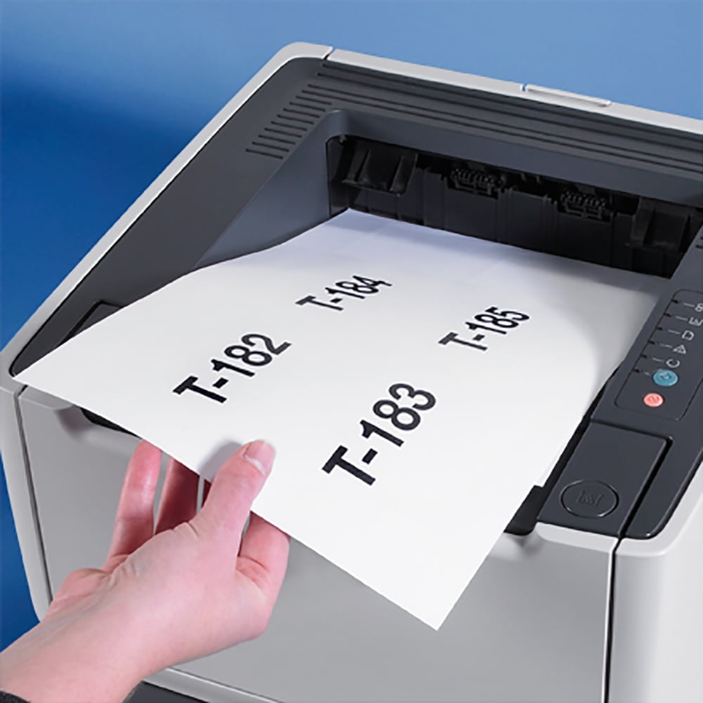White Laser Paper Label Holder Insert Cards for Printers