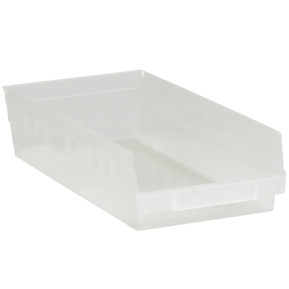 Box Partners Plastic Shelf Bins 17 7/8" x 8 3/8" x 4" Clear 10/Case BINPS113CL