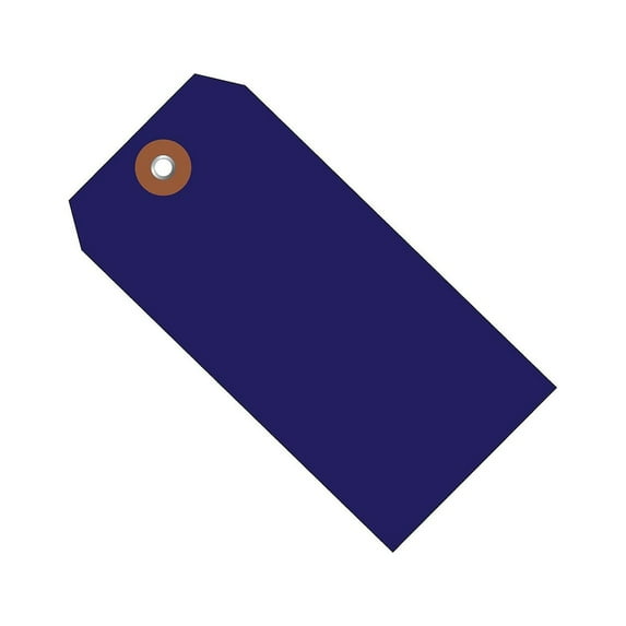 Partners Brand Plastic Shipping Tags, 4 3/4" x 2 3/8", Blue, PK100 G26055