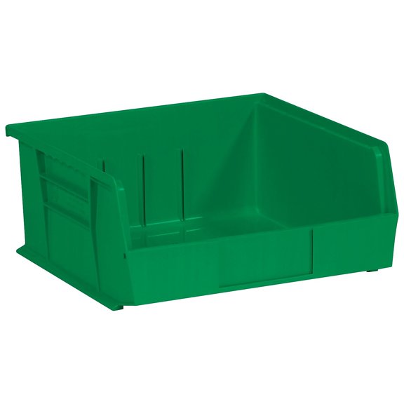 Quantum Storage Systems Hang and Stack Bin,Green,PP,5 in QUS235GN