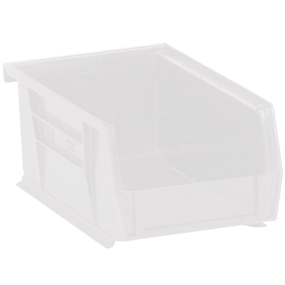 Box Partners Plastic Stack&Hang Bin Bxs,7 3/8x4 1/8x3,Clr,24/CS - BXP BINP0743CL