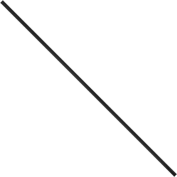Box Partners Plastic Twist Ties 12" x 5/32" Black 2000/Each PLT12K