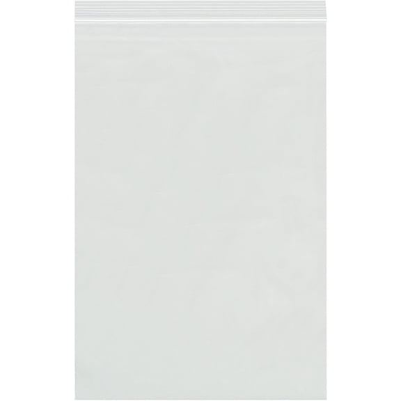 Office Depot Brand Super Heavyweight Reclosable Poly Bags, 8 mils, 20" x 20", Clear, Case Of 100