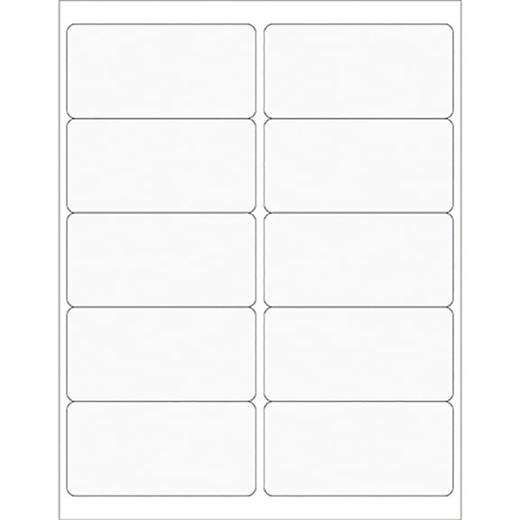 Tape Logic Laser Label,Rectangle,4x2",PK1000 LL223CL