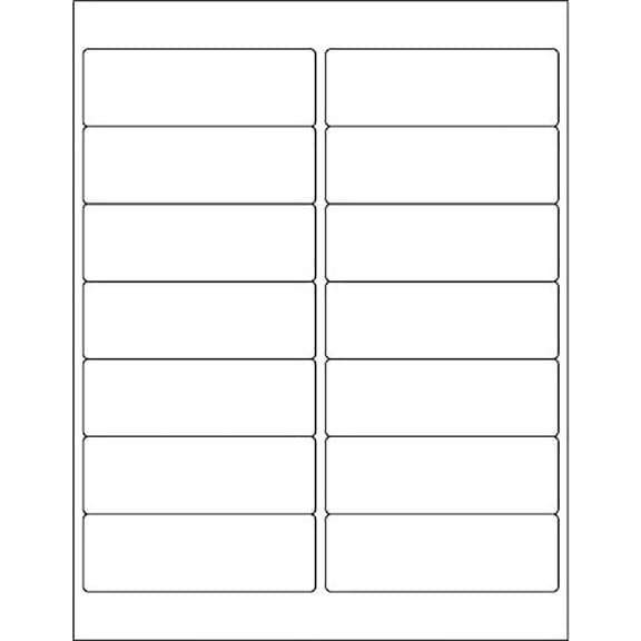 Tape Logic Laser Label,Rectangle,4x1 1/3",PK14000 LL122MC