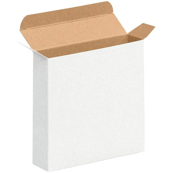 Box Partners Rev-Tuck Folding Ctns,4x1 1/16x4,White,500/CS - BXP RTC37W