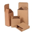 thumbnail image 1 of Box Partners Reverse Tuck Folding Cartons 3 1/2" x 1 1/4" x 3 1/2" Kraft 1000/Case RTS81, 1 of 2