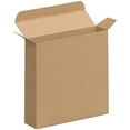 thumbnail image 1 of Box Partners Reverse Tuck Folding Cartons 4 1/2" x 1 7/8" x 4 1/2" Kraft 250/Case RTC42, 1 of 2