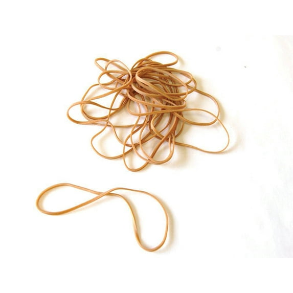 Box Partners Rubber Bands,Bulk,1/8x3.5,BRN,5Lbs./CS - BXP BAN420