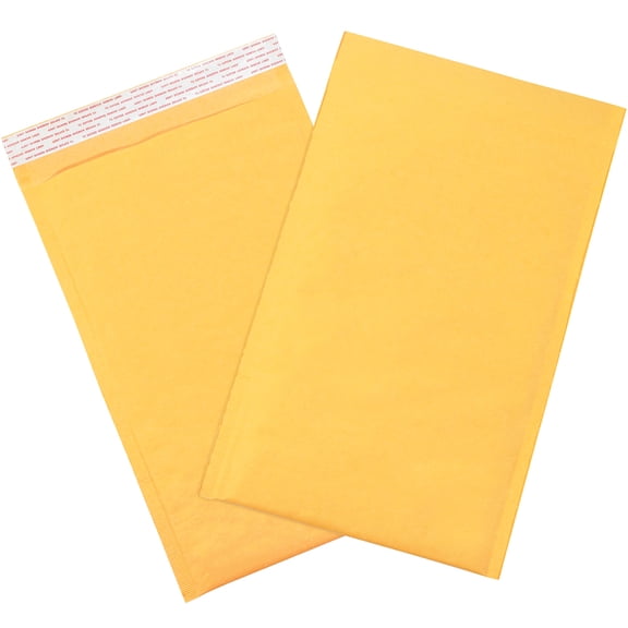 Box Partners Self-Seal Bubble Mailers #3 8 1/2" x 14 1/2" Kraft 25/Case B856SS25PK