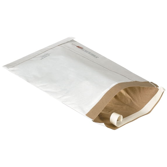 Office Depot® Brand White Self-Seal Padded Mailers, #6, 12 1/2" x 19", Pack Of 50