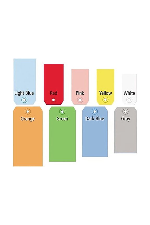 Shipping Tags 13 Pt. 5 3/4" x 2 7/8" Red 1000/Case G11071E