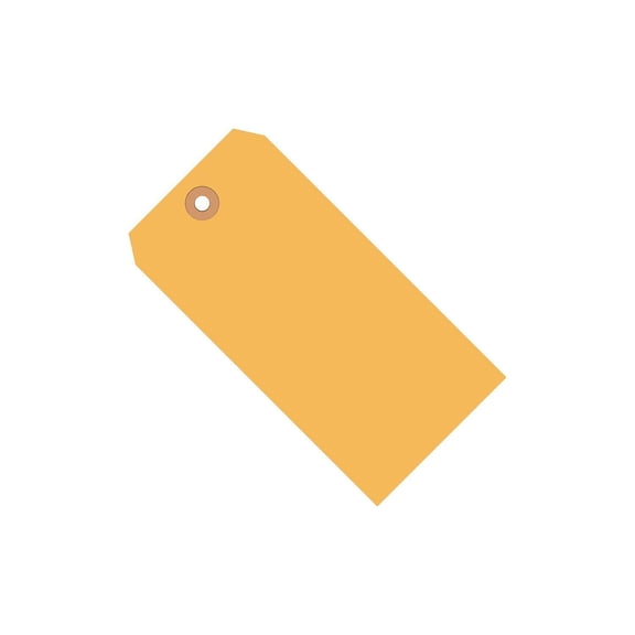 Box Partners Shipping Tags 13 Pt. 6 1/4" x 3 1/8" Fluorescent Orange 1000/Case G12081D