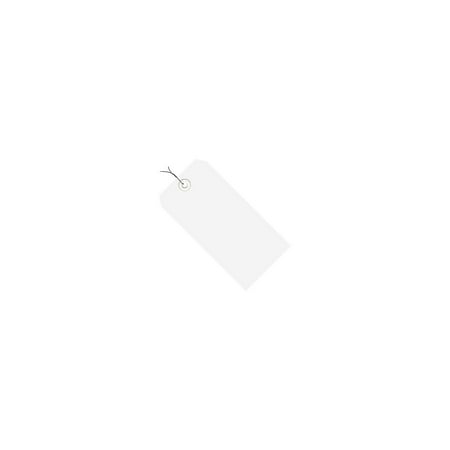 Box Partners Shipping Tags Pre-Strung 13 Pt. 4 3/4" x 2 3/8" White 1000/Case G11052G