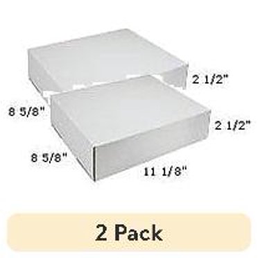 Poly Bag Guy Literature Mailers 19x12x2.5" | White Corrugated Mailers, 50 Pack | No Tape Or Glue Needed