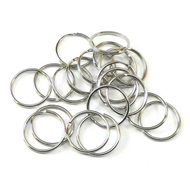Key Box Ring Box Partners Split Key Rings Nickel Plated .970