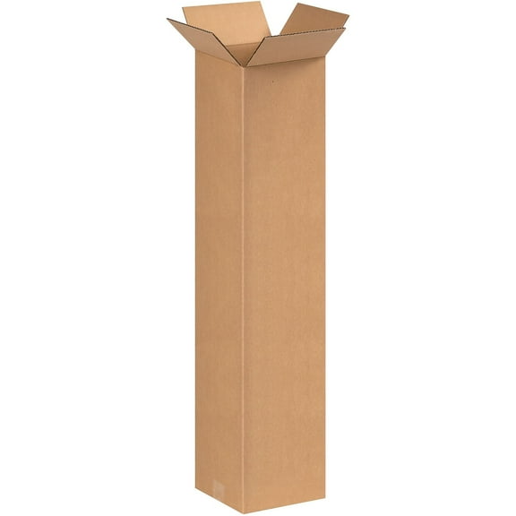 Box Partners Tall Corrugated Boxes 9" x 9" x 36" Kraft 25/Bundle 9936