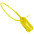 thumbnail image 1 of Box Partners "Tug Tight" Pull-Tight Seals 15" Yellow 100/Case SE1011, 1 of 1