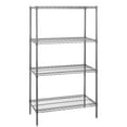 thumbnail image 1 of Box Partners Wire Shelving Add-On Unit 4 Shelf 36" x 12" x 63" Chrome 1/Each WS361263, 1 of 1