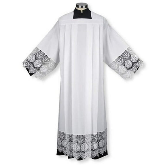 IHS Lace Alb 9" H Lace