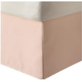 thumbnail image 1 of Box Pleated Split Corner Bed Skirt 18" Inch Drop,800 Thread Count 100% Egyptian Cotton Wrinkle and Fade Resistant Bed Skirt - Queen Size (60" x 80") Blush Solid, 1 of 5