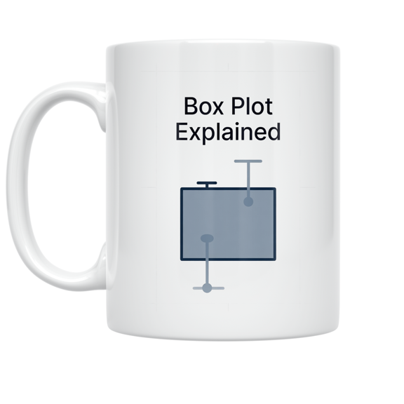 Box Plot Explained - Math Enthusiast - 11 oz Ceramic Coffee Mug