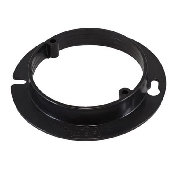 Box Round PVC Mud Ring, Black