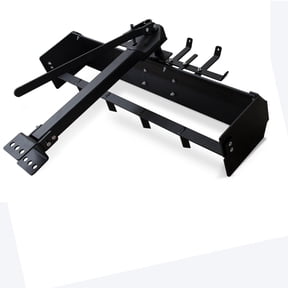 Box Scraper 42 Inch Sleeve Hitch Tow Behind for ATV, UTV, Lawn Tractor Grader Attachment with Box Blade Black