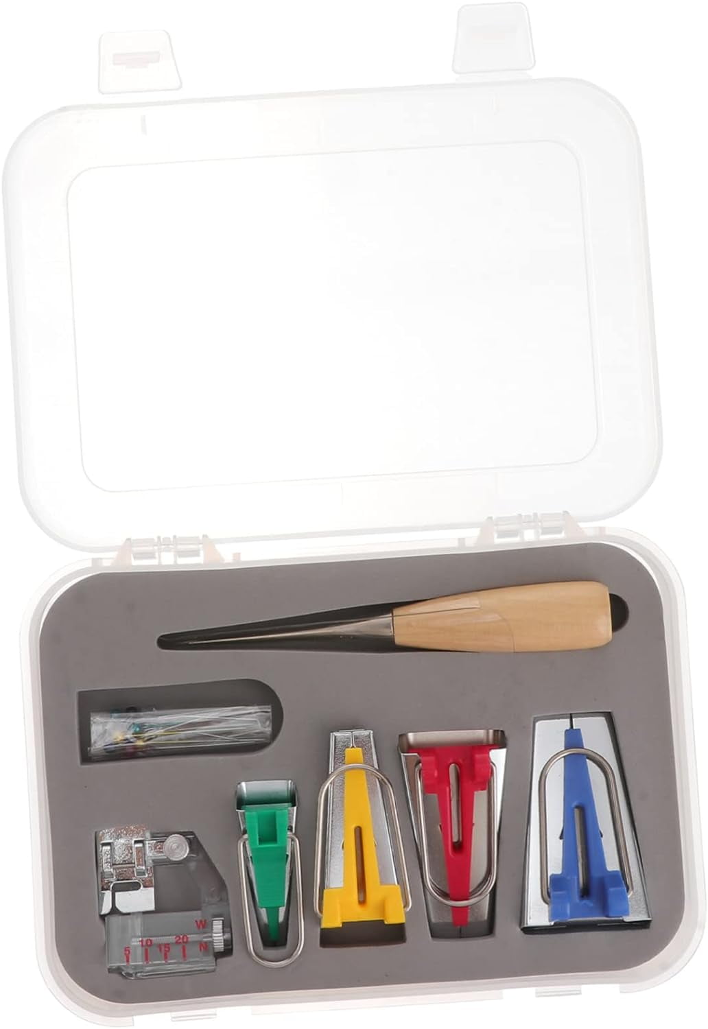 ZPSHYD Quilting Binding Tool Set - 5-tlg Einfassungs-Werkzeuge Für Nähmaschine