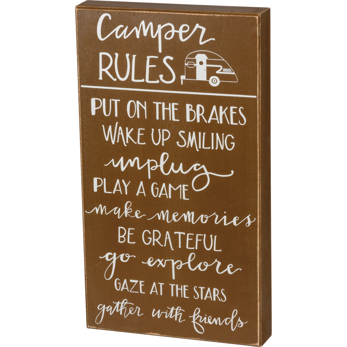 Box Sign - Camper Rules - Walmart.com