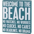 thumbnail image 1 of Box Sign - Welcome To The Beach, 1 of 3