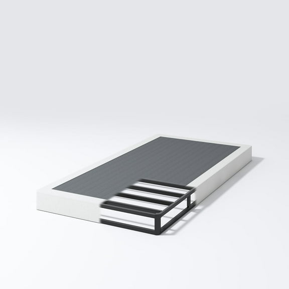 Box Spring 5 Inch Heavy Duty Box Spring Mattress Foundation, Metal Bed Base with Fabric Cover, Noise Free Easy Assembly