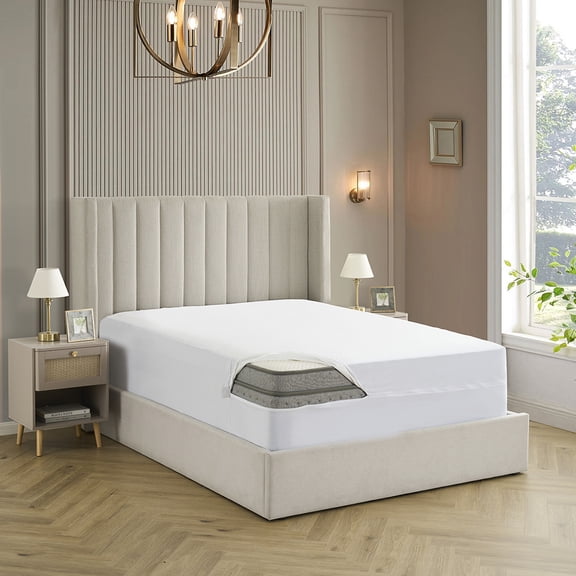 Box Spring Encasement Waterproof Zippered Bed Bug Protector