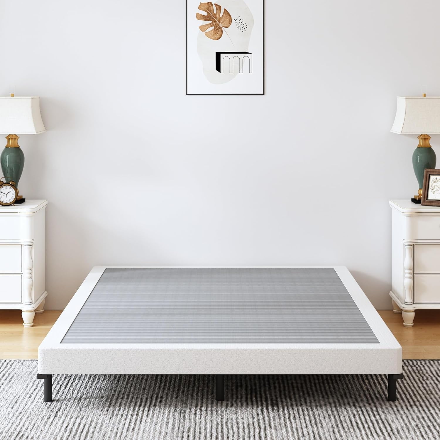 Box Spring Full 3 INCH,Full Size Box Spring ONLY,Heavy Duty Metal Frame ...