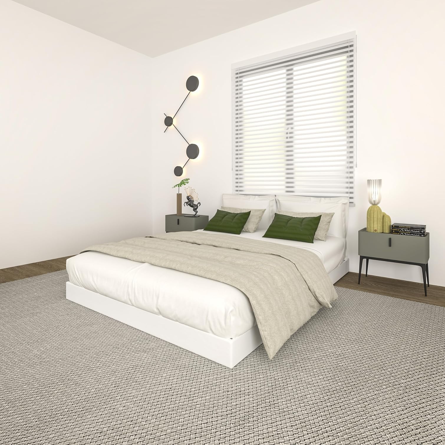 Box Spring Set for Full Bed, Durable Metal Frame, Non-Slip, Easy ...