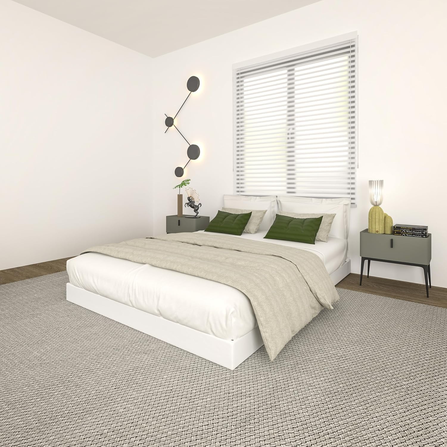 Box Spring Set for Full Bed, Durable Metal Frame, Non-Slip, Easy ...