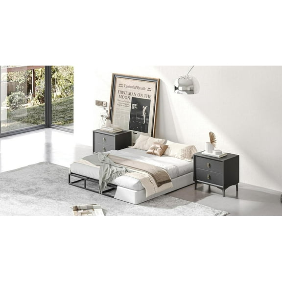 Box-Spring-for-Queen-Bed,Queen Box Spring 5 inch,Easy Assembly, Metal Sturdy Heavy Duty,with Fabric Cover,Mattress Foundation,No Squeaky,3500lbs Max Weight Capacity