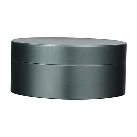 Box Storage Boxes Mini Jars Metal Case Multifunction Dust Metal Tins Organizers Travel Case Storage Container Steel Grey 5cm