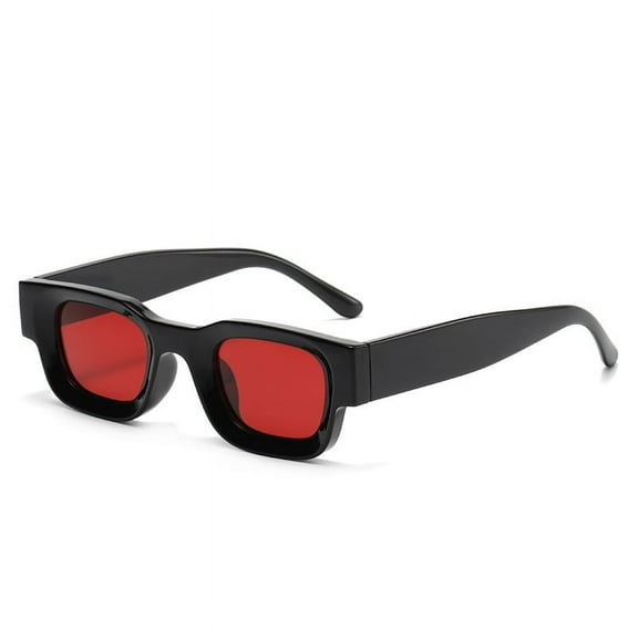 Box Sunglasses Hip Hop Punk Kuzma Polarized Sunglasses Foreign Trade Polarized Sunglasses-Black frame ocean red-Polarized C13