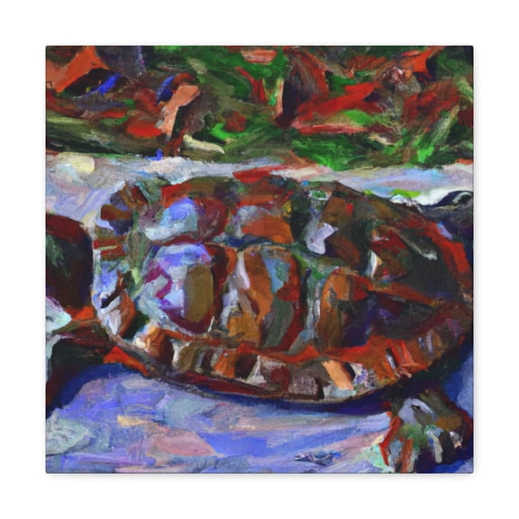 "Box Turtle Majesty" - Canvas
