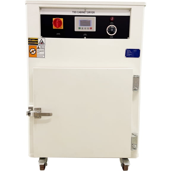 Box Type Plastic Particle Dryer 5-Tray Hot Air Circulation Drying Oven for PP PE ABS 220V 3-Phase
