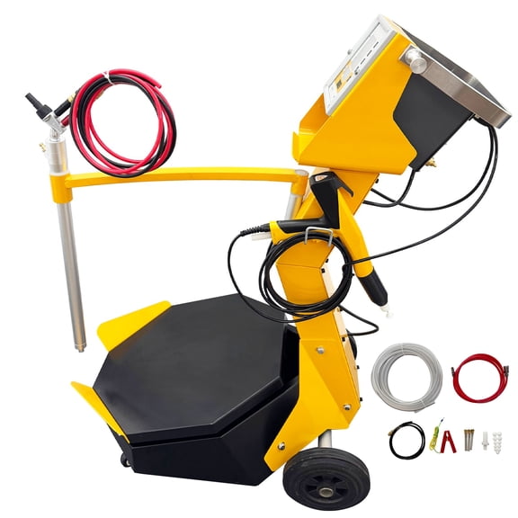 Box Vibratory Feeding Electrostatic Powder Coating Machine Spray Gun 110V