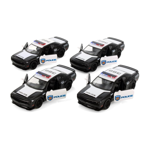 Box of 12 Dodge Challenger SRT Demon 170 Police Diecast Cars