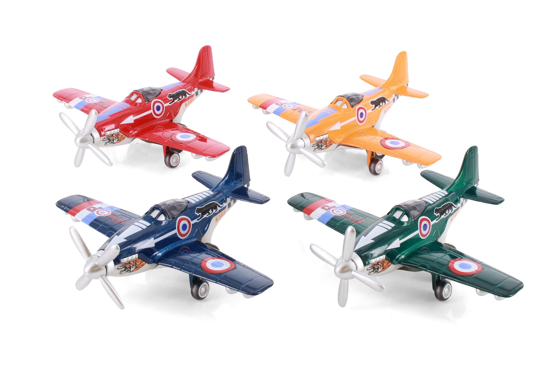 Box of 12 Air Chief Plane Assortment - Showcasts 502D - 4.75" Scale Diecast Model Planes