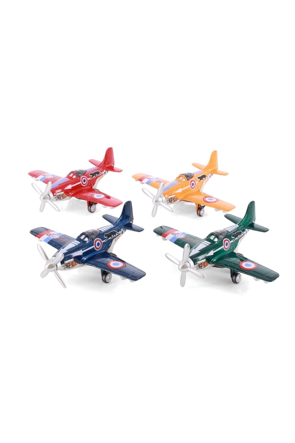 Box of 12 Air Chief Plane Assortment - Showcasts 502D - 4.75" Scale Diecast Model Planes