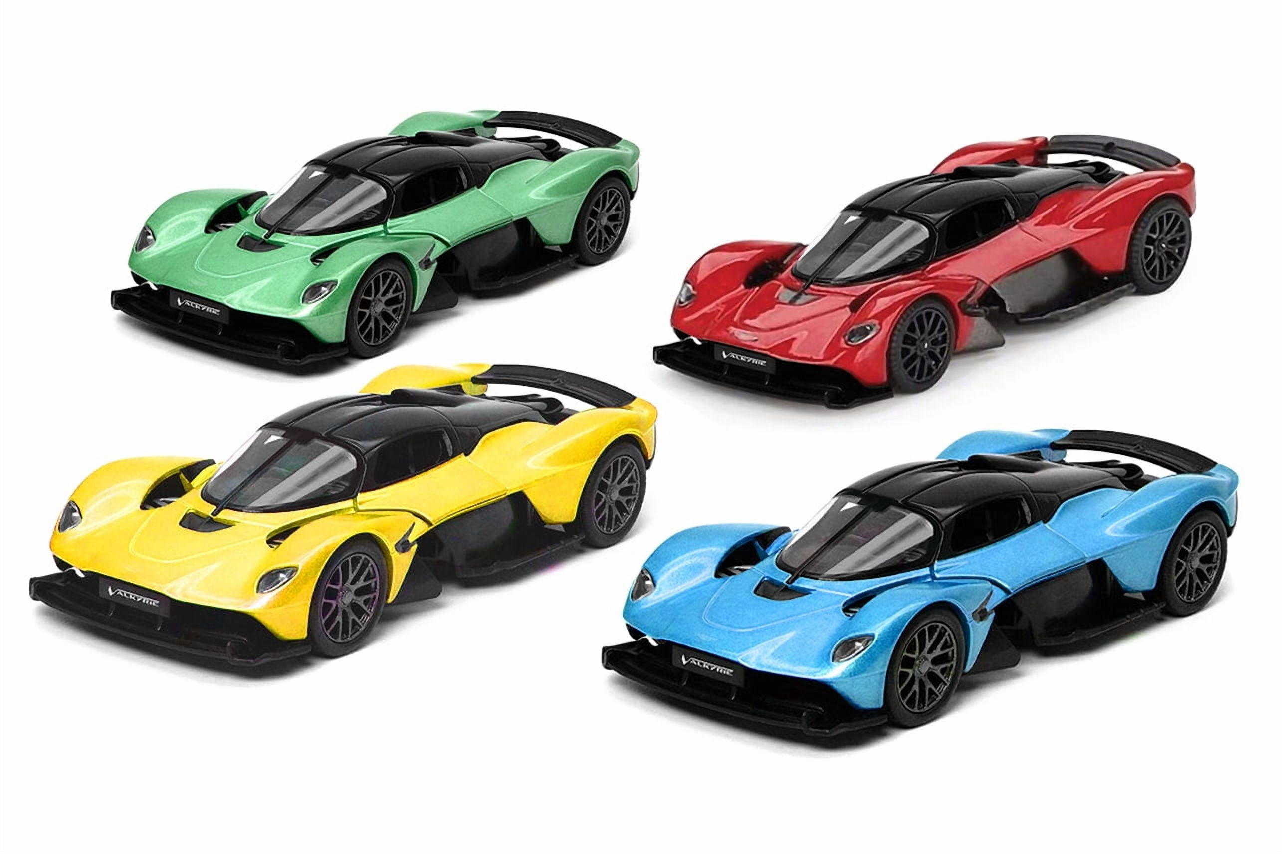 Box of 12 Aston Martin Valkyrie Hardtop, ASSTD - Kinsmart 5470D